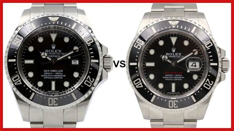 rolex sea dweller 43mm vs deepsea